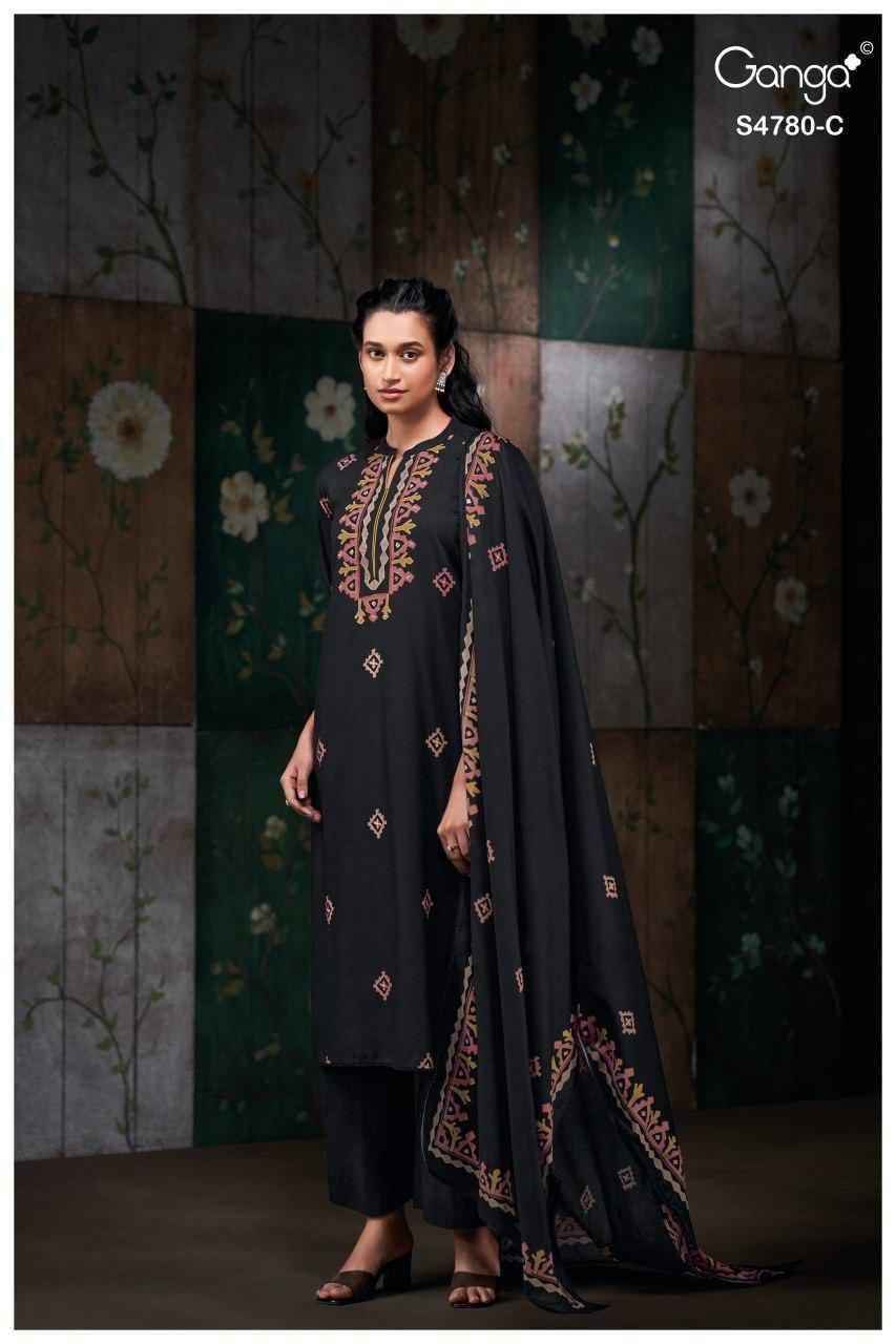 SIYANSHI 4780 Series By Ganga Fashion Beautiful Festive Suits Stylish Colorful Fancy Casual Wear & Ethnic Wear PREMIUM COTTON Print Dresses At Wholesale Price